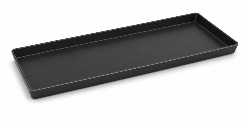 Charola Negra 24X10X1 Bor