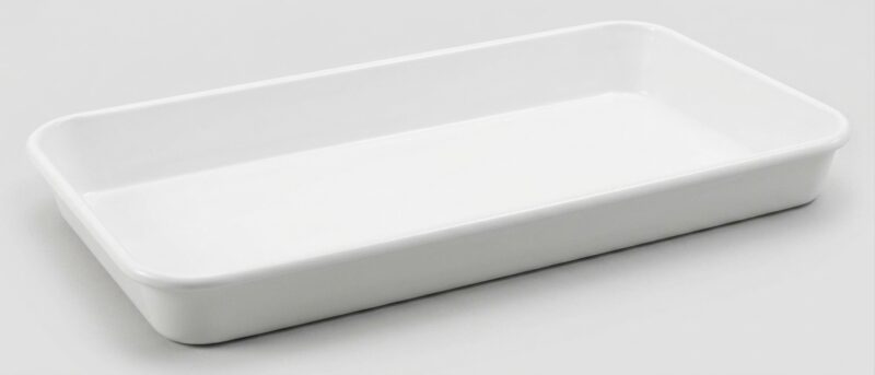 Charola de Fibra Blanca 8X30X2