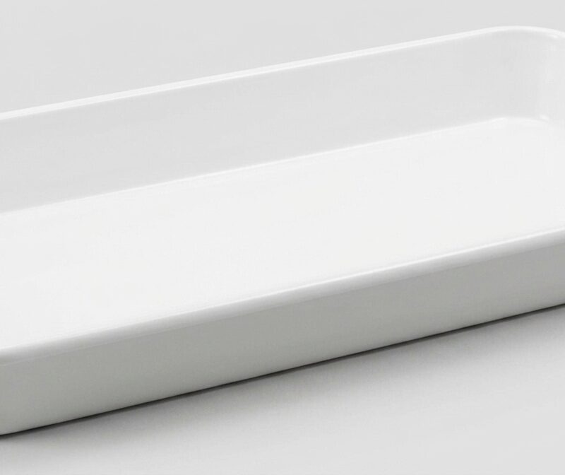 Charola de Fibra Blanca 8X30X2