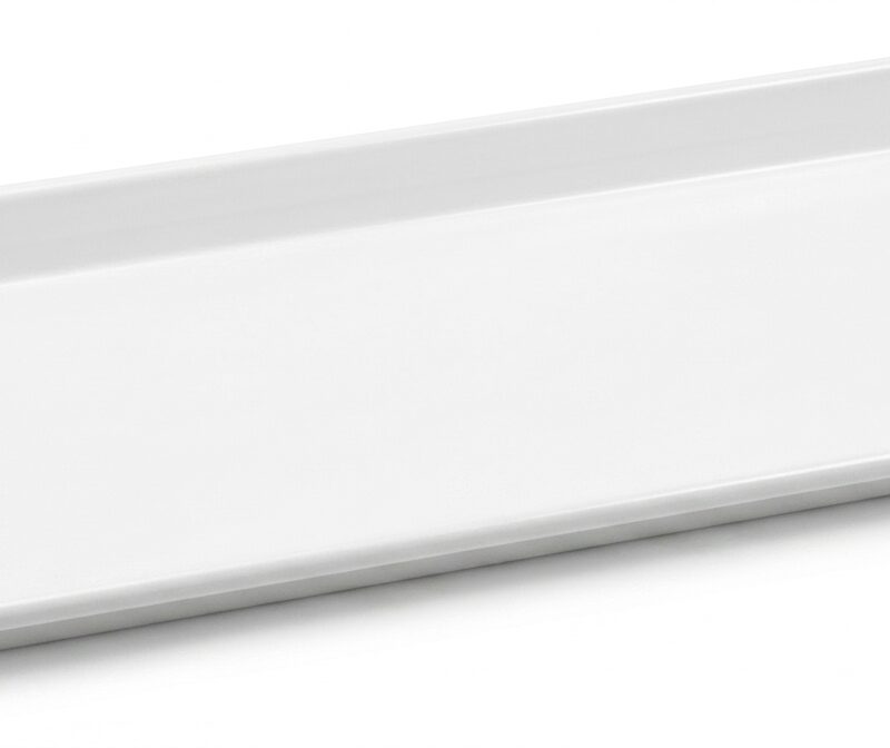 Charola de Fibra Blanca 10X30