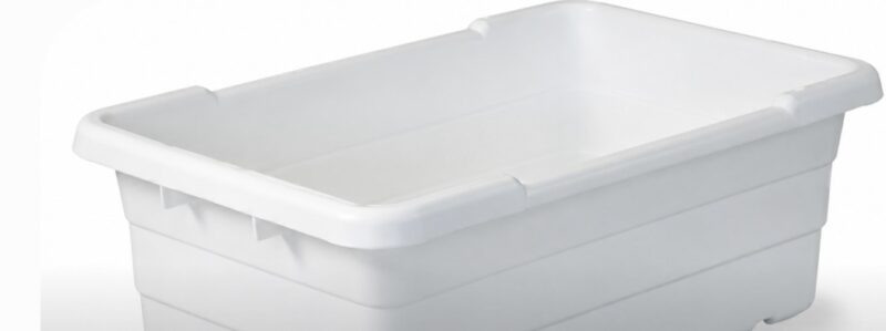Tina Blanca de Plastico 25X16X8