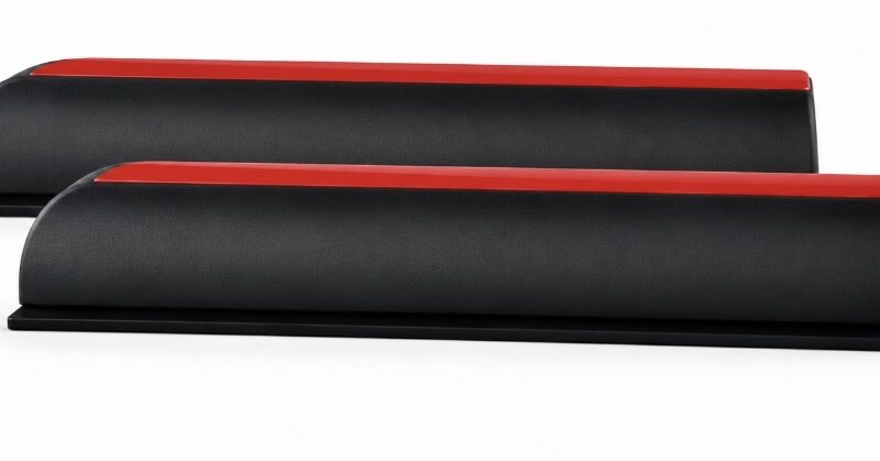 Division Negro con Filo Rojo 5X16.5