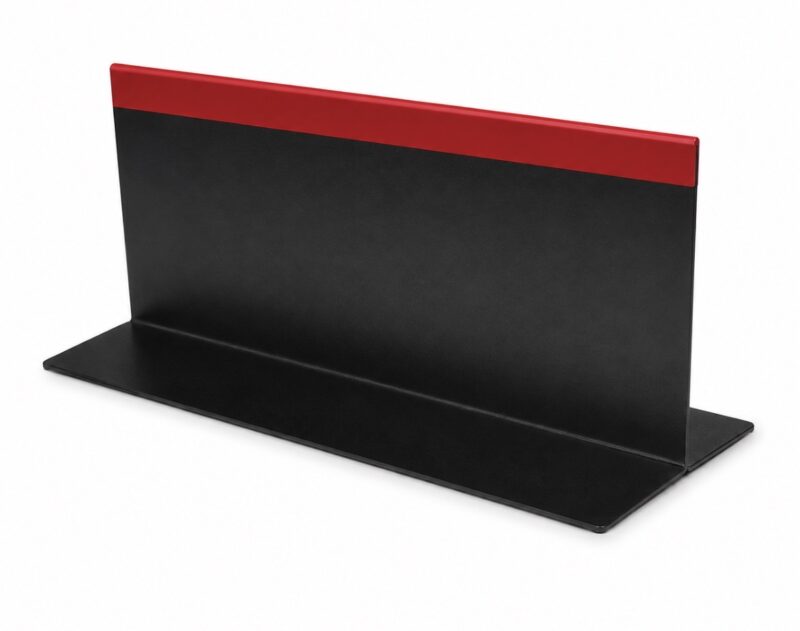 Division Negro con Filo Rojo 3X30