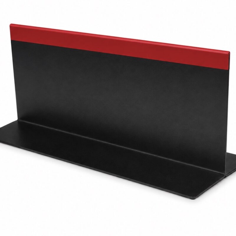 Division Negro con Filo Rojo 3X30