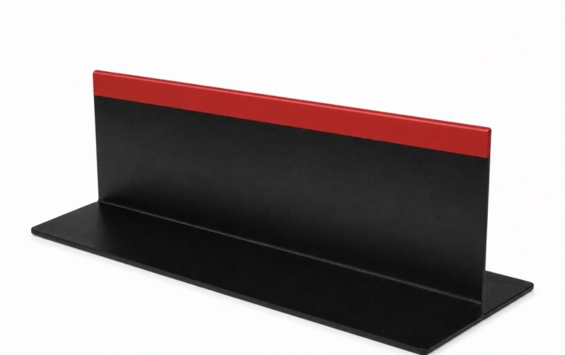 Division Negro con Filo Rojo 3X18